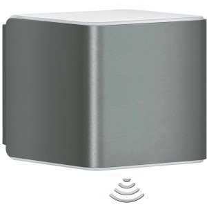 Steinel L840 SC LED-Wandleuchte mit Bewegungsmelder, anthrazitfarben.