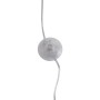 QAZQA Moderne Bogenlampe Chrom mit Weißem Schirm Arc Basic_9