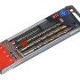 LUX SDS-Plus Bohrersatz, 4-teilig (5-10 mm) in Kunststoffbox für Beton, Stein und Mauerwerk.