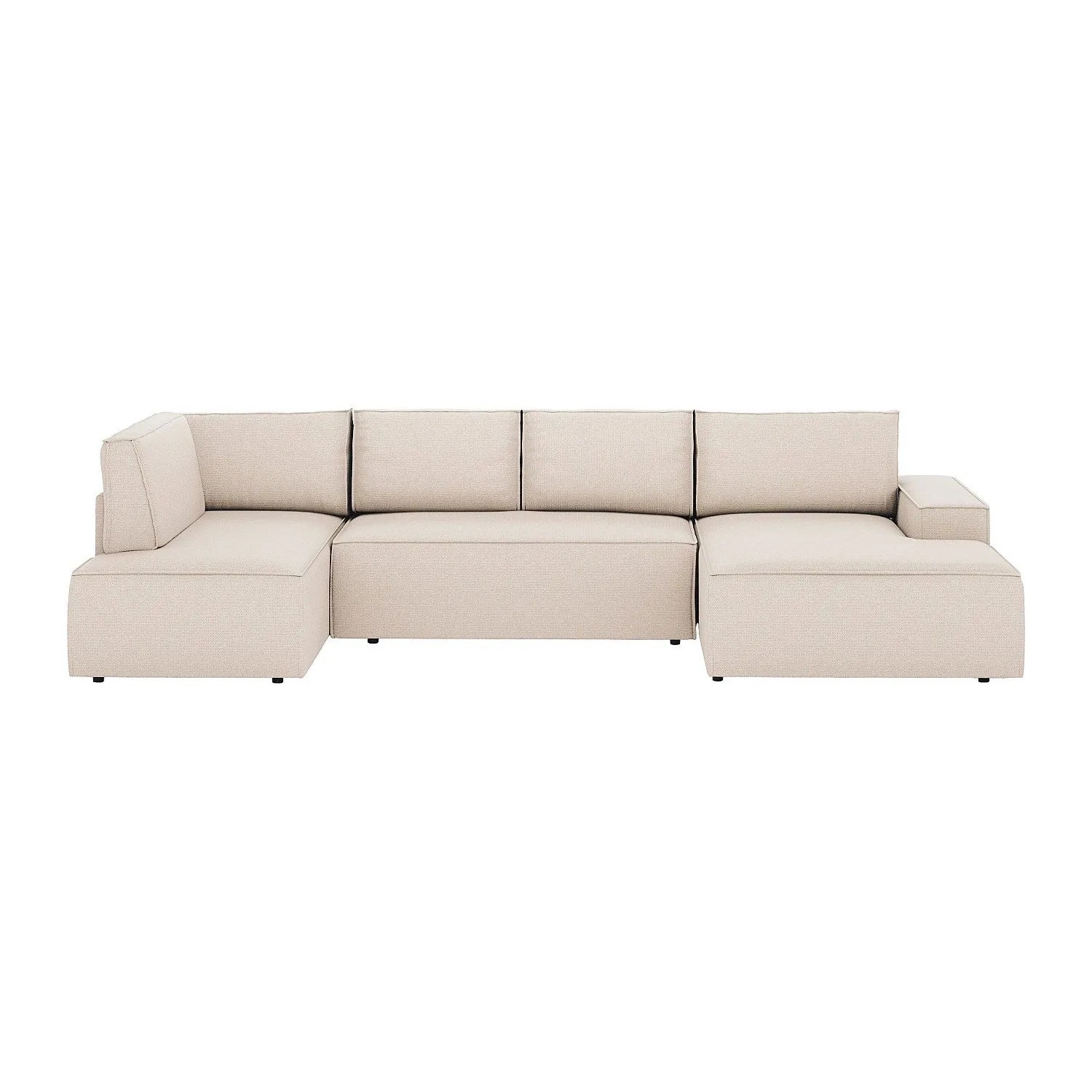 Vente-unique Schlafsofa Amelia Beige 349 cm