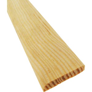 Sockelleiste aus Kiefer, 23x6x2400 mm, für einen harmonischen Bodenabschluss.