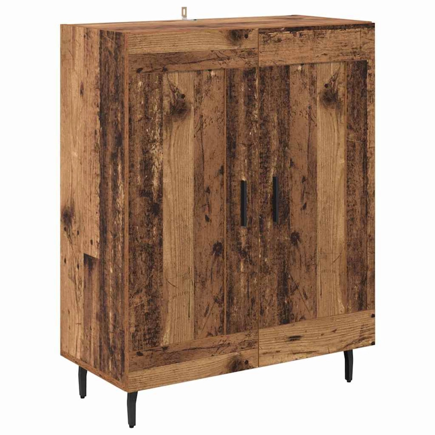 vidaXL Sideboard Altholz 69,5 x 34 x 90 cm Verbundholz und Eisen 881606 günstig online kaufen
