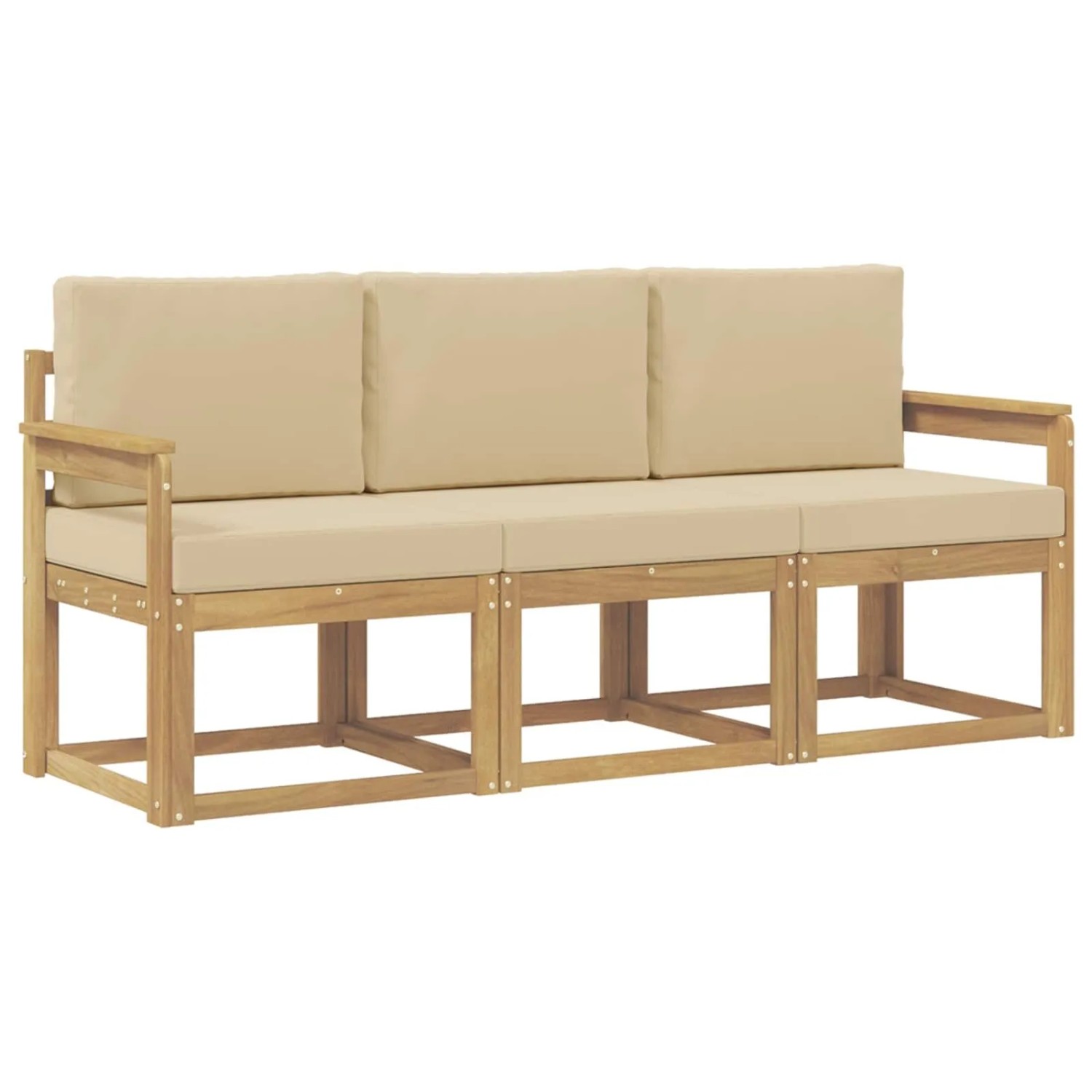 vidaXL Outdoor-Sofagarnitur 3-Tlg 3387167