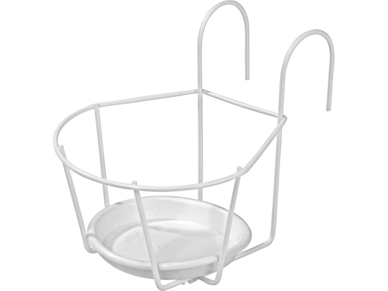 OBI Hakentopfhalter · Weiß, Ø 18 cm – Produktbild 1 von 1