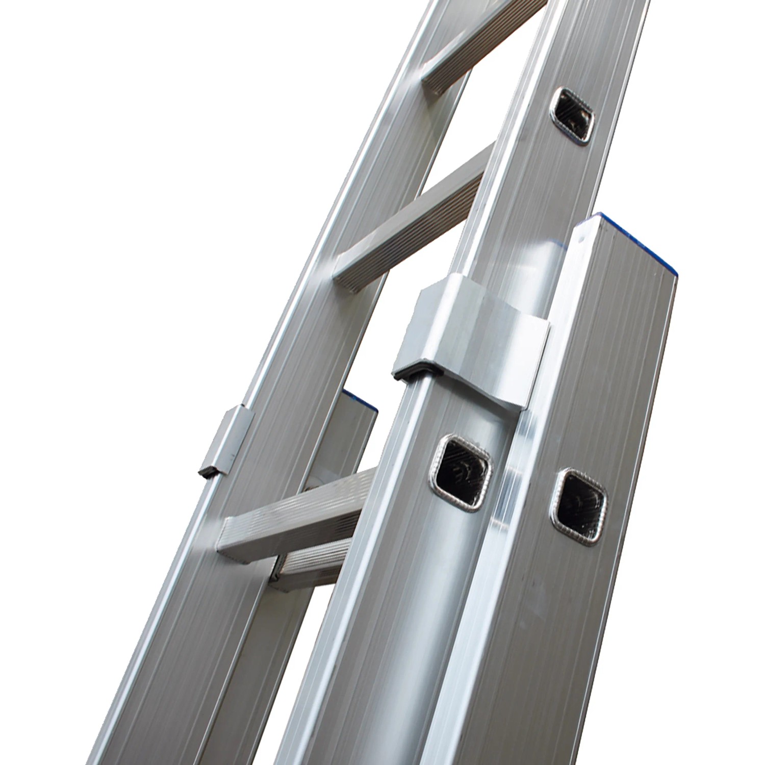 Detailansicht: Krause Schiebeleiter Stabilo, 2-teilig, Aluminium, mit Sprossen.