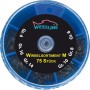 Westline Wirbelsortiment Gr. M, 75-teilig in blauer Sortierbox. Angelzubehör für verschiedene Tragkräfte.