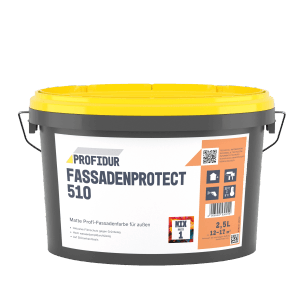 Profidur Fassadenprotect 510 Mix Basis 1 Weiß 2,5 l