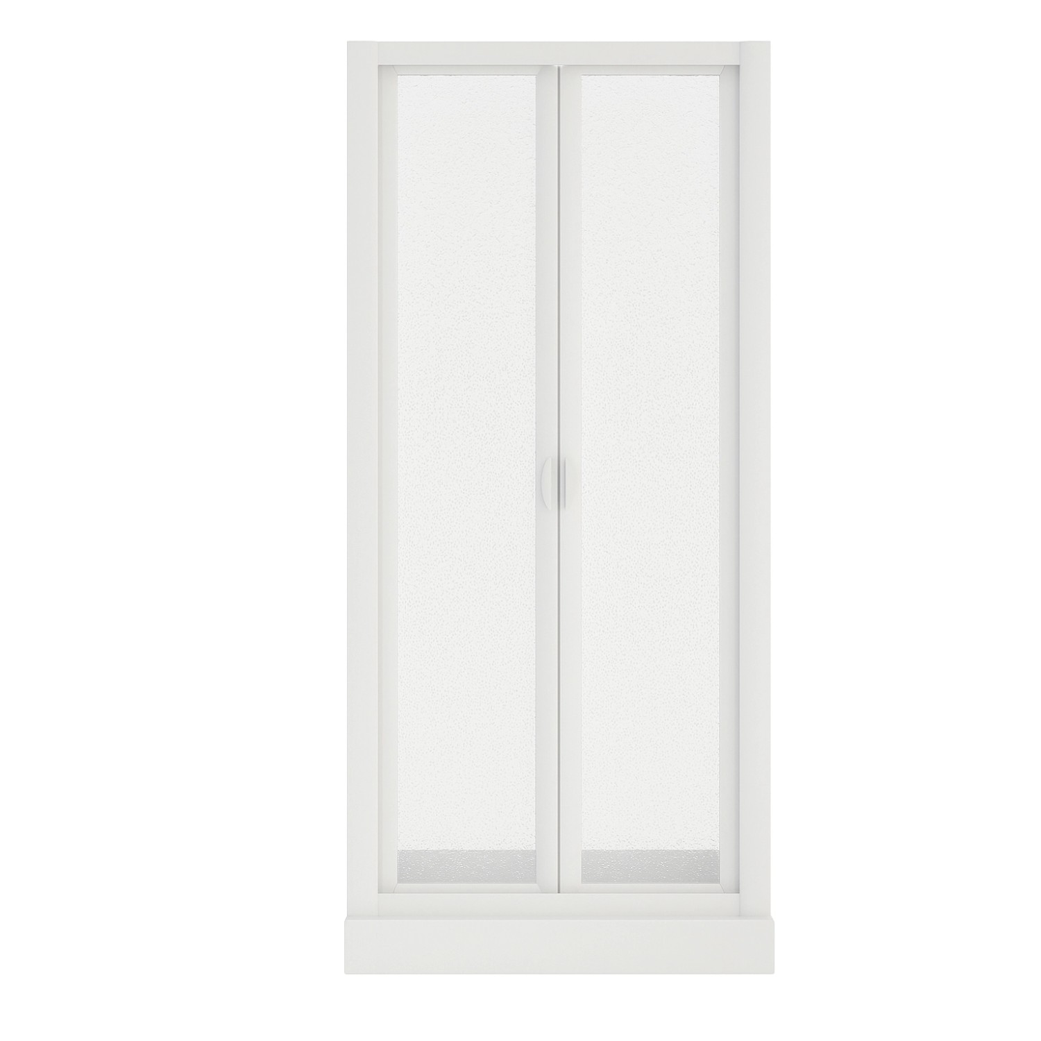 Forte Nischendusche Domino 83 bis 88 cm Dusche mit Schiebetür Badezimmer günstig online kaufen