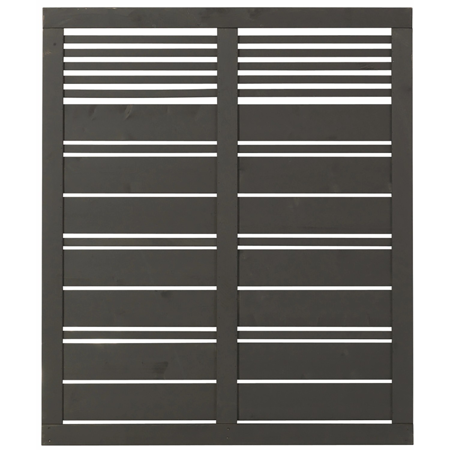 Sichtschutzzaun Silence Nadelholz Umbragrau 120 cm x 140 cm günstig online kaufen