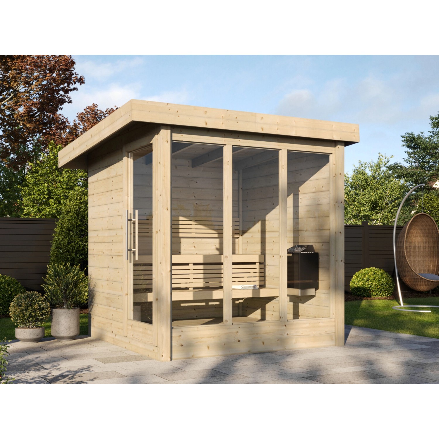 Fjordholz Saunahaus Modell Anita Mini günstig online kaufen