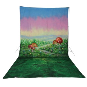 Walimex Pro Motiv-Stoffhintergrund 'Alice' 3X6M Fotohintergrund Video Kamera
