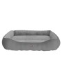 Anthrazitfarbenes Benno Hundebett Sammy, 80x65x17 cm, mit erhöhtem Rand.