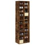 vidaXL Schuhregal Räuchereiche 54x34x183 cm Holzwerkstoff 815300_3