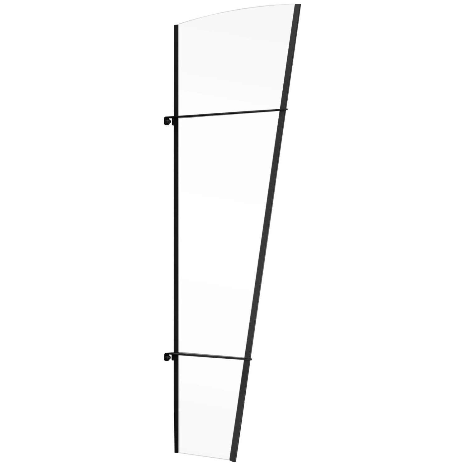 Schulte ExpressPlus Seitenblende LT-Line Acrylglas Stahl 62 cm x 167 cm