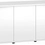 Weißer Juwel Aquariumunterschrank SBX Rio 450 mit drei Türen für Aquarienzubehör.