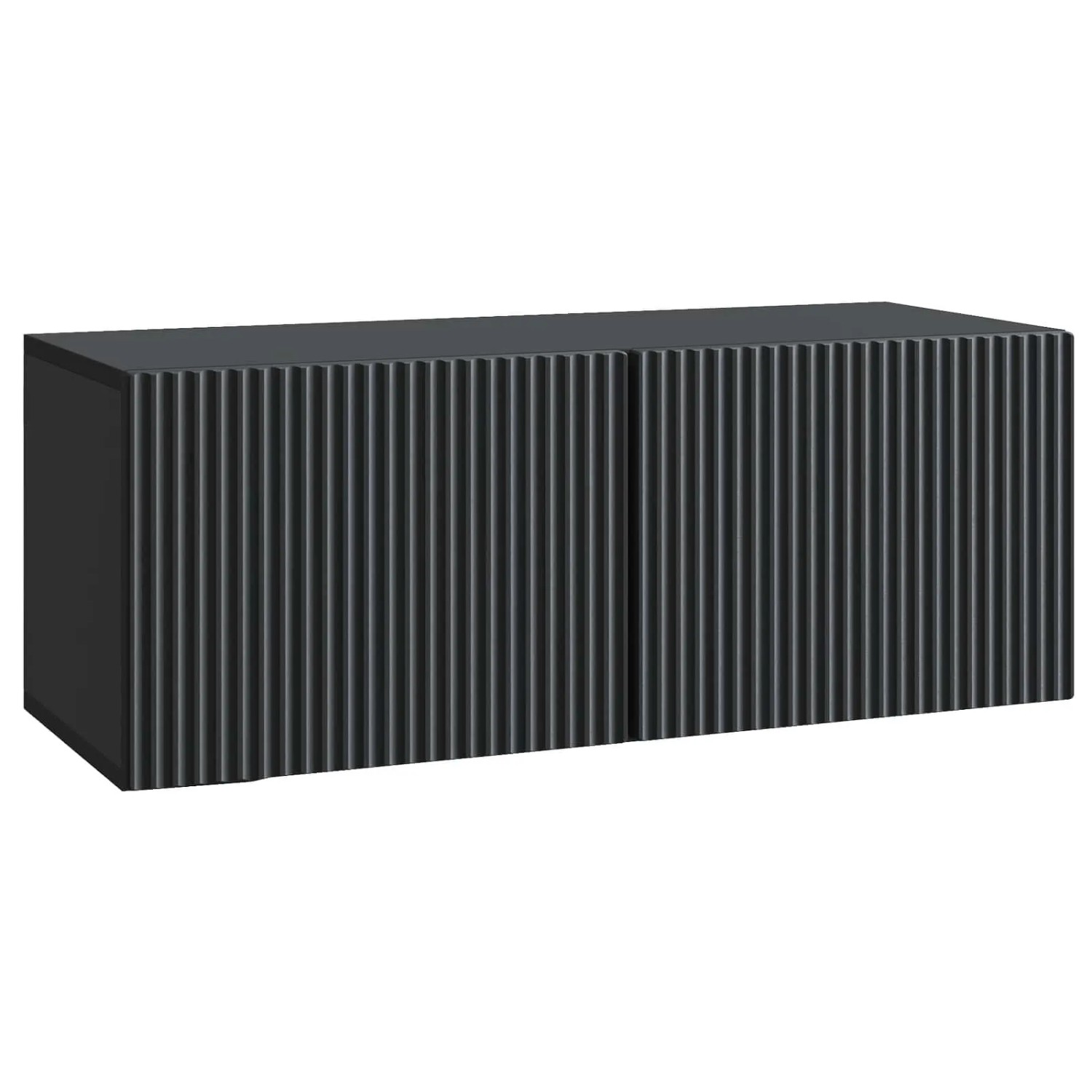 vidaXL Wandmontierter TV-Schrank Schwarz 78,5 x 31 x 30 cm 898546