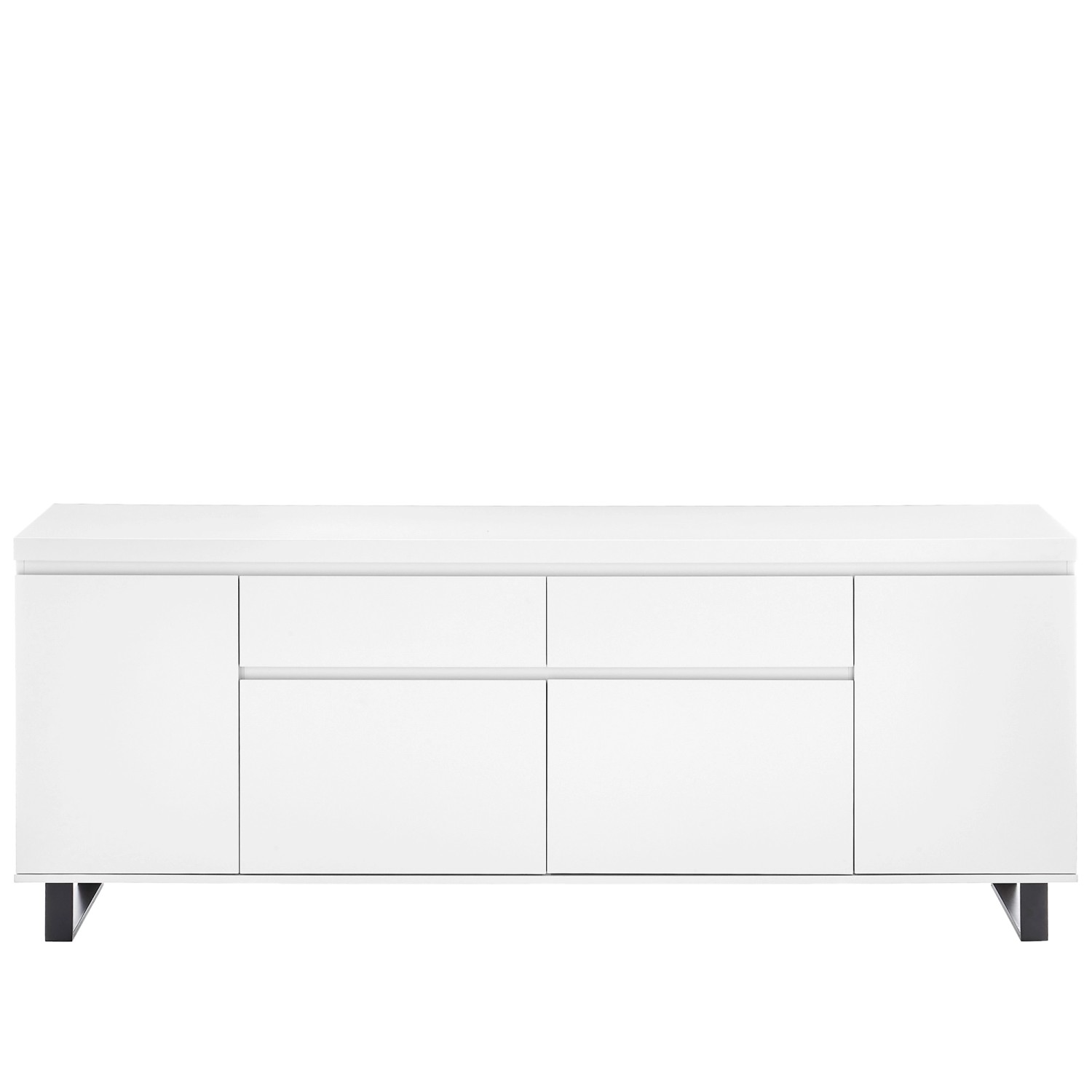 expendio Sideboard Asmaro 2 Modern White 191x74x40 cm günstig online kaufen