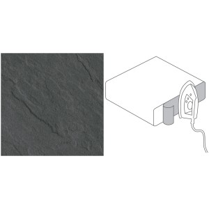Kantenumleimer Porto Schiefer (SC475 PE), 500x4,4cm, zur einfachen Versiegelung von Arbeitsplatten-Kanten.