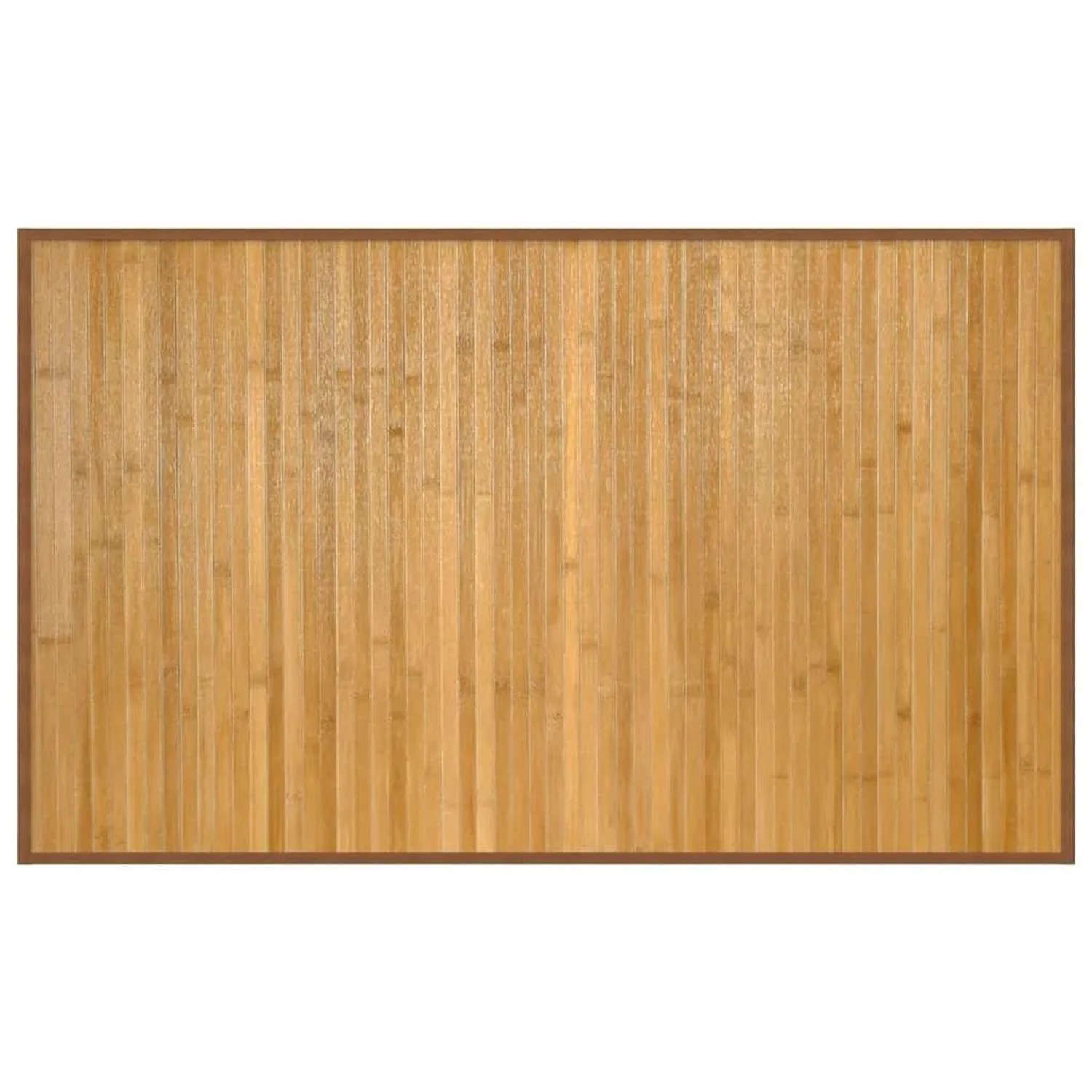 vidaXL Teppich Rechteckig Natur 60x100 cm Bambus 376829