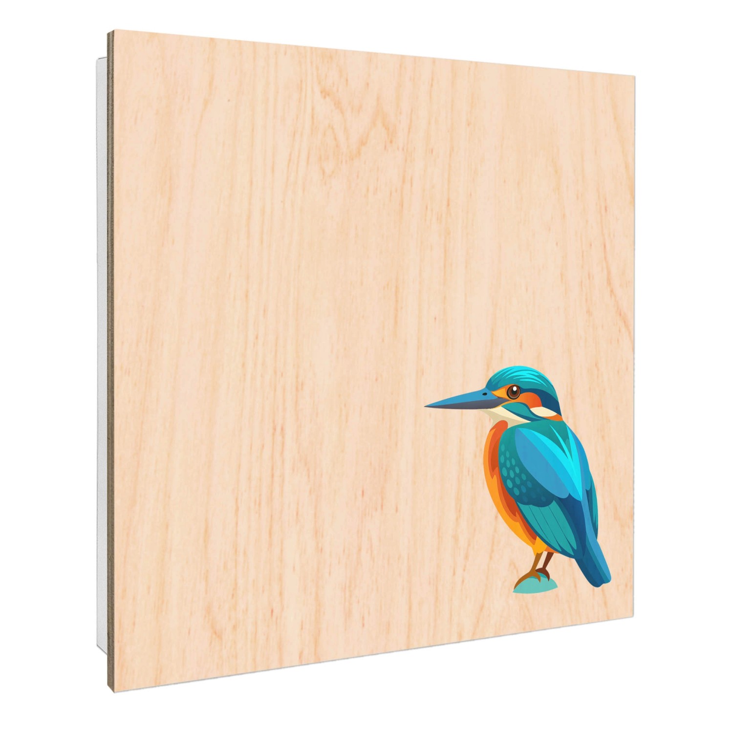 Banjado Großer Schlüsselbox Holz 30x30cm Weiß Scharnier Rechts 50 Haken Sch günstig online kaufen