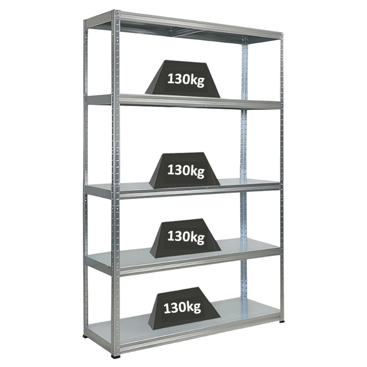 PROREGAL Schwerlastregal Steel Eagle HxBxT 180x120x40 cm Fachlast 130kg Ver günstig online kaufen