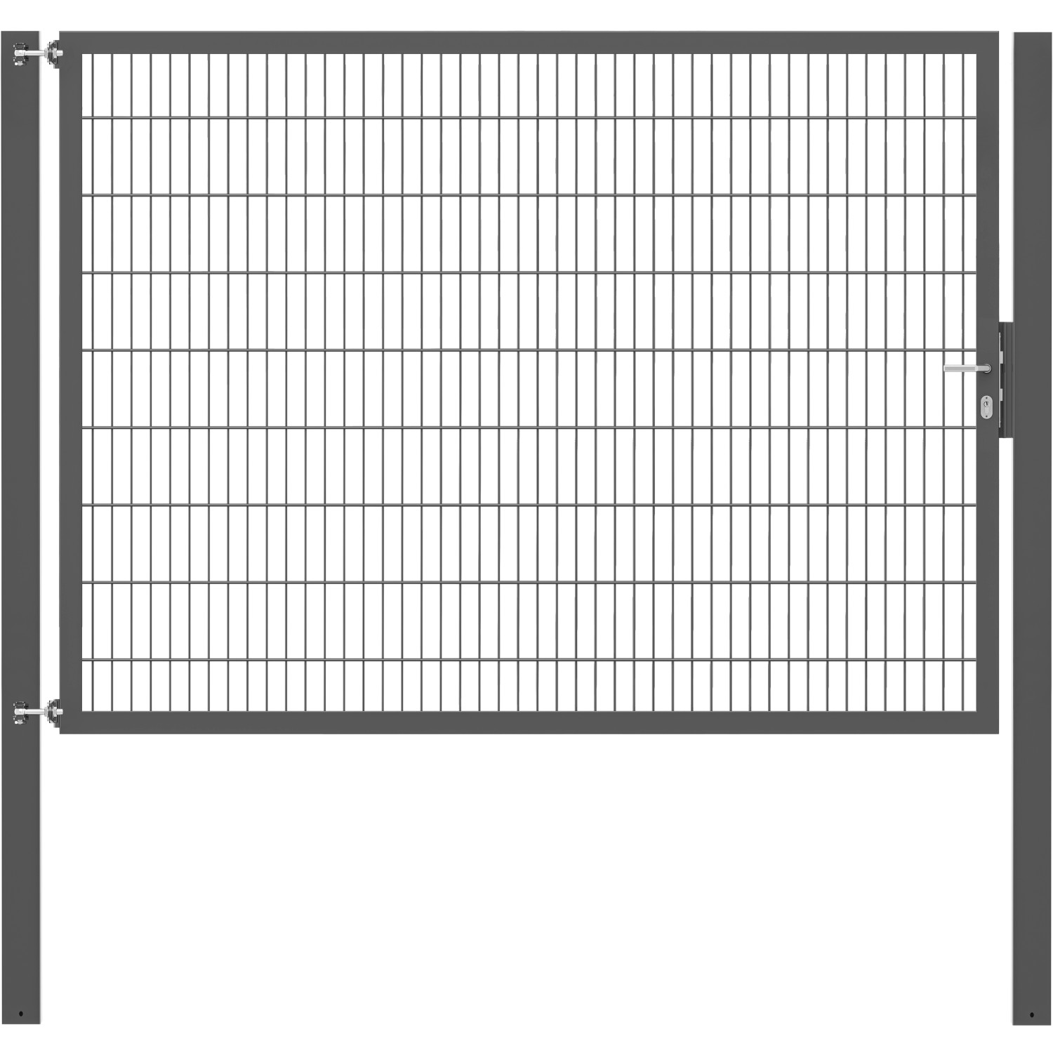 Einzeltor Flexo Plus 250 cm x 180 cm Pfosten 100 cm x 100 cm Anthrazit günstig online kaufen