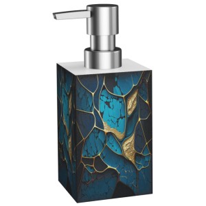 SANILO Seifenspender Marmor Cobalt, Teil des Badhelfer Sets.
