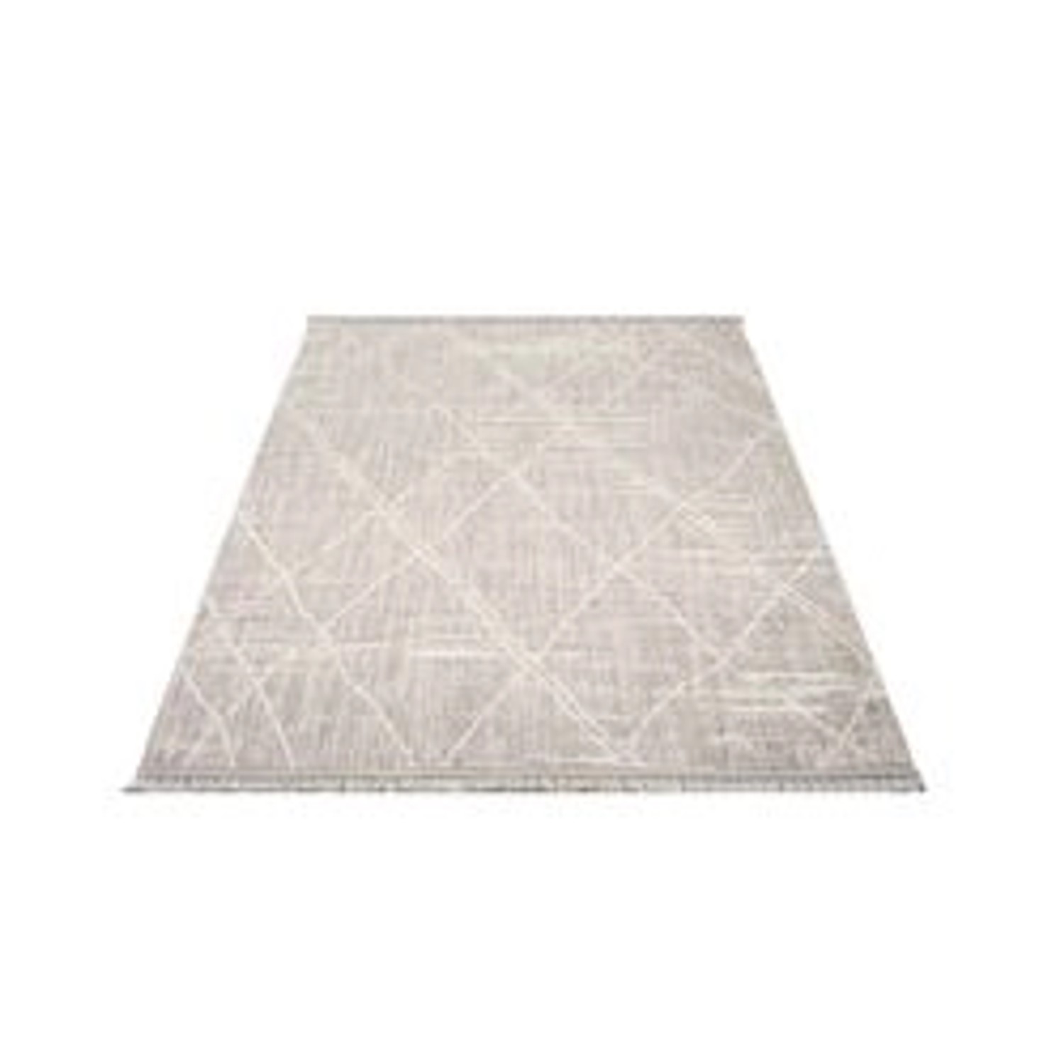 payé Teppich Klassiko 62 Fransen 120x170 cm Beige günstig online kaufen