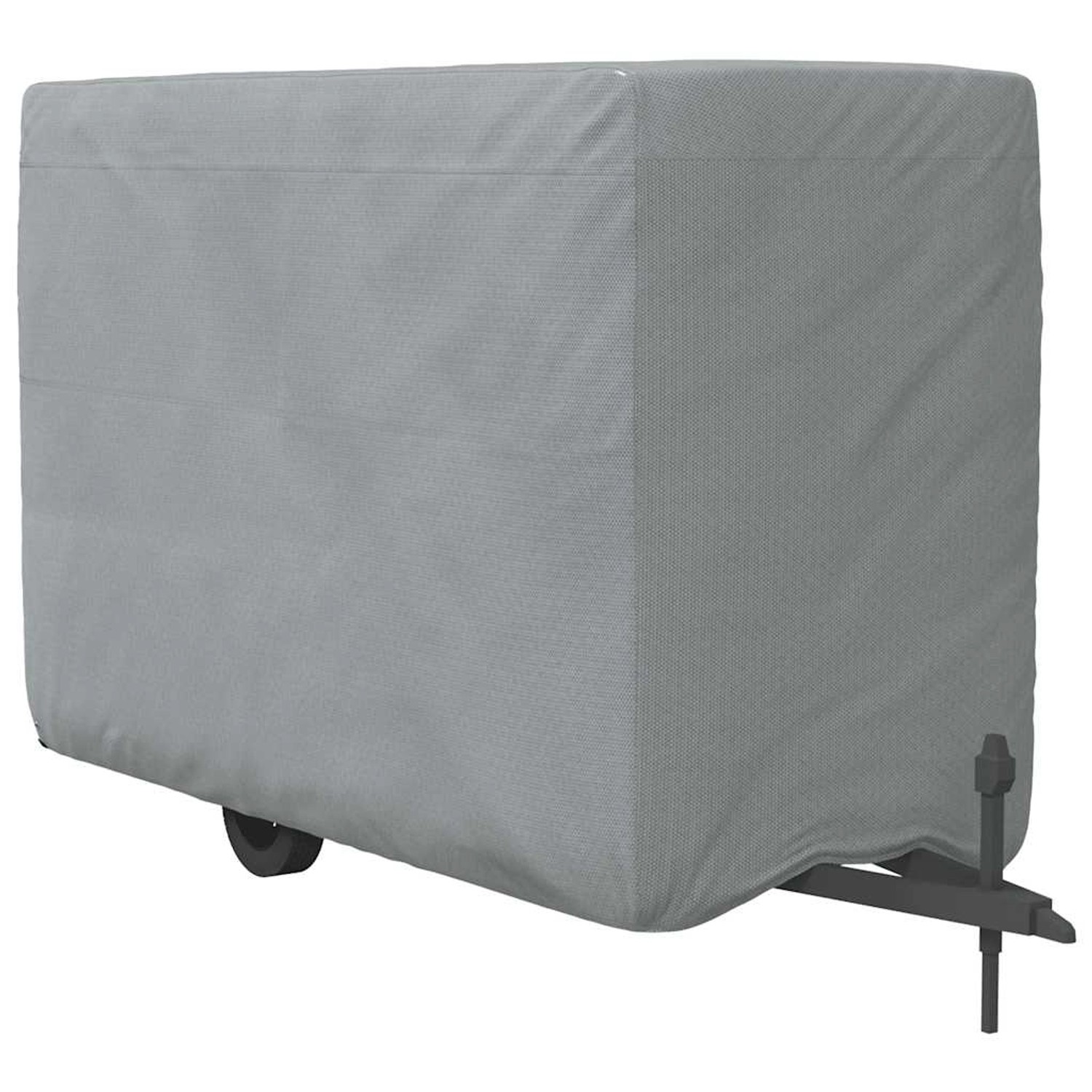 vidaXL Schutzhülle für Pferdeanhänger Grau 376x168x240 cm Vliesstoff 2160427
