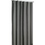 Anthrazitfarbene Verdunkelungsgardine Shadow mit Universalband, 245x270cm, für Fenstervorhänge.