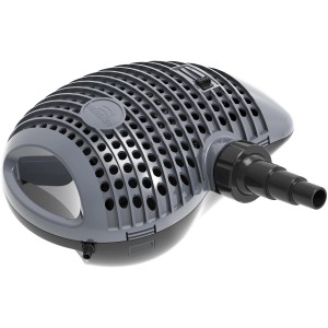 Heissner Aqua Craft Eco 10.000 Teichpumpe für Filter und Bachlauf, grau/schwarz.