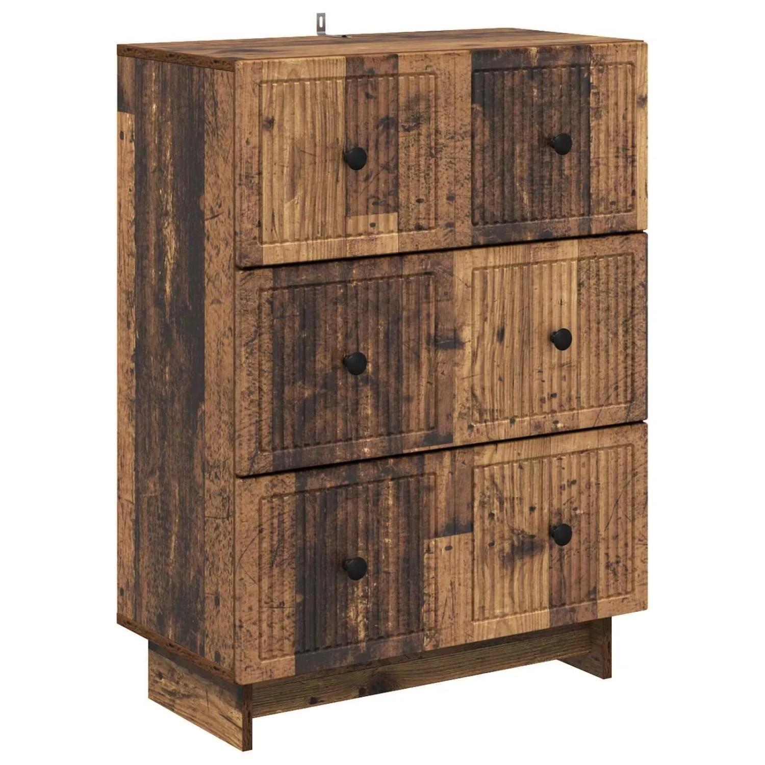 vidaXL Schubladenschrank Altholz 66 x 34,5 x 90 cm Holzwerkstoff 893923