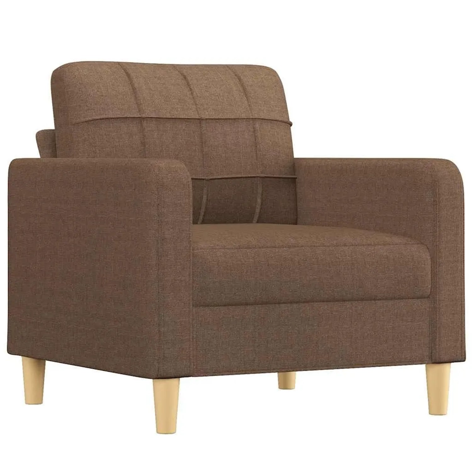 vidaXL Sofasessel Braun 60 cm Stoff 359078
