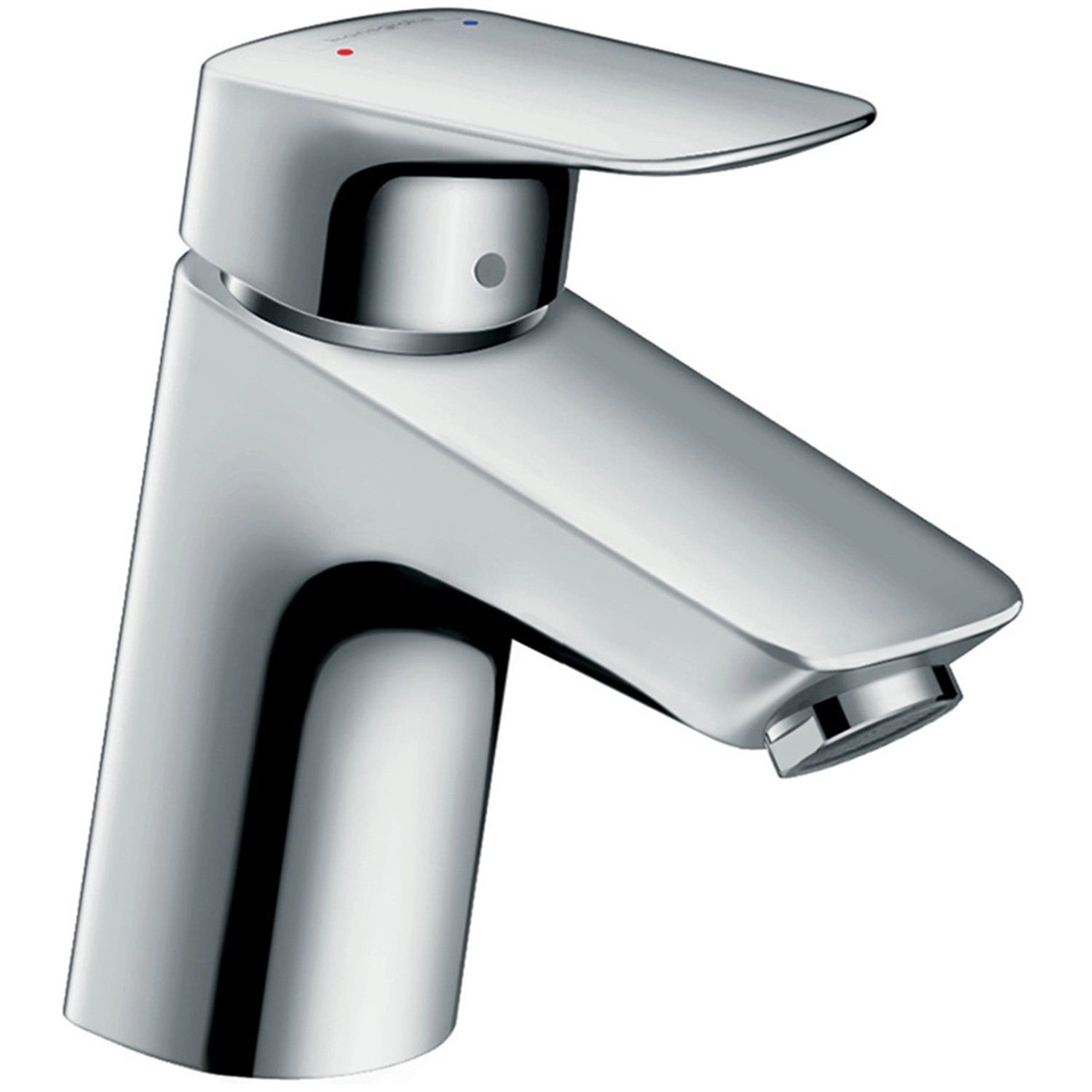 Hansgrohe Einhebel-Waschbeckenarmatur Logis 70 mm mit Zugstangen-Ablaufg. Chrom