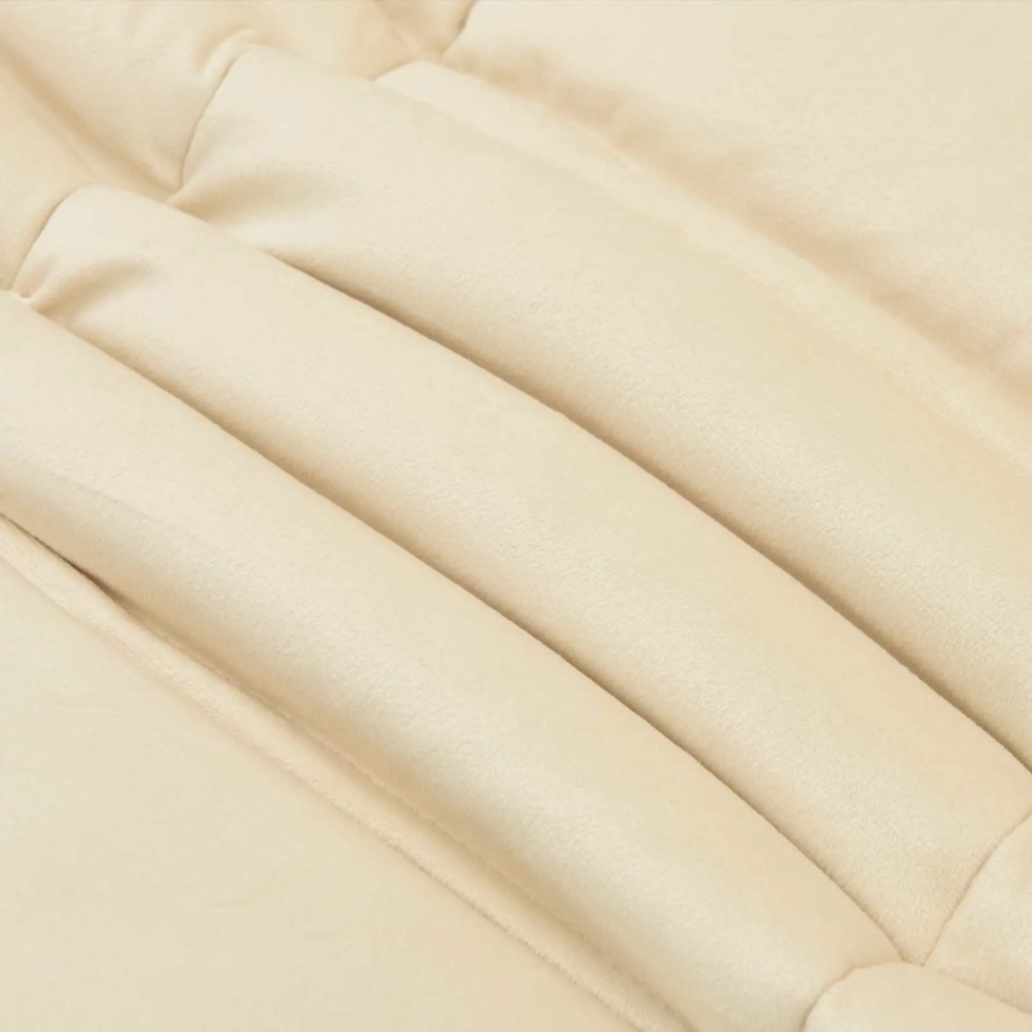 vidaXL Winterbettdecke Gepolstert Creme 140 x 220 cm Mikrofaser 42026151_7