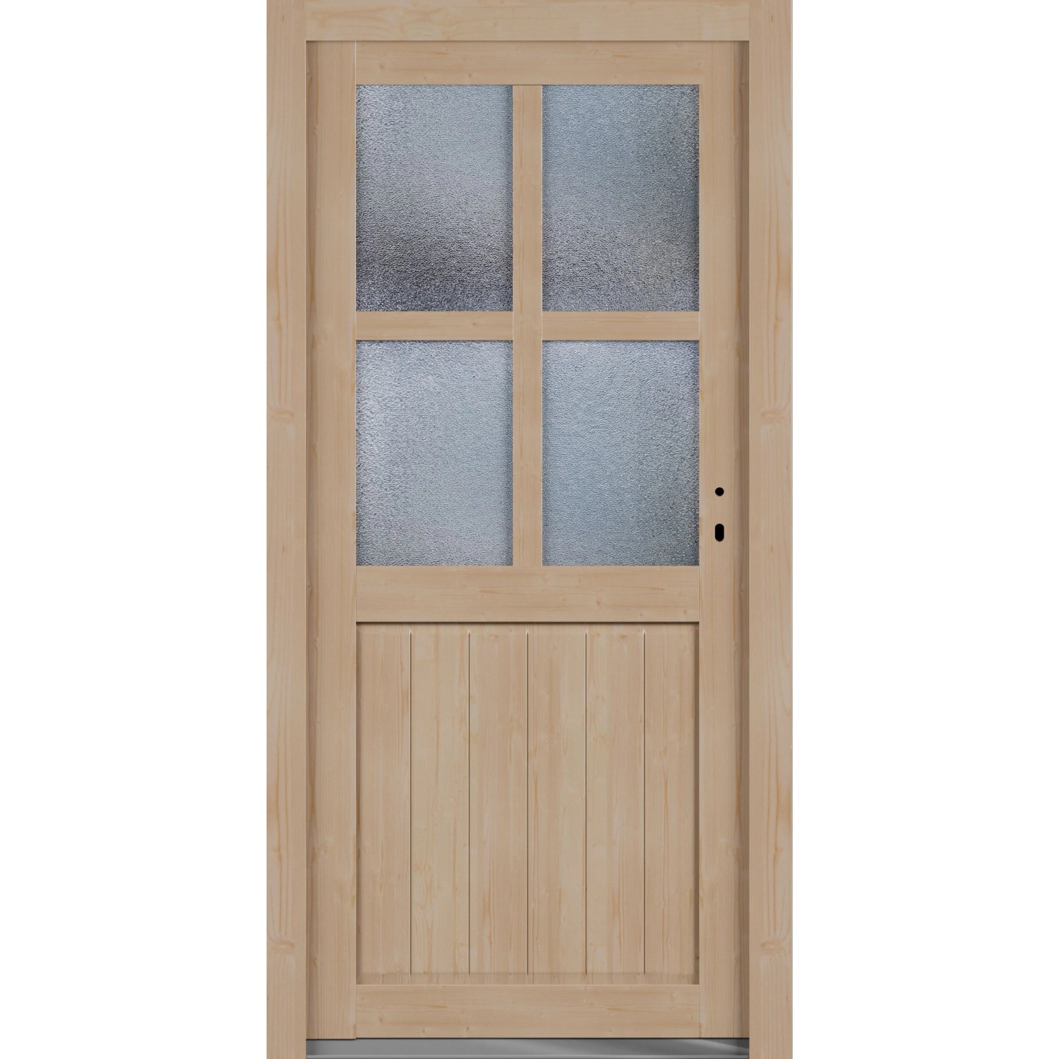 Roro Nebeneingangstür OHE 1007 Fichte 98 cm x 198 cm DIN R günstig online kaufen