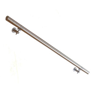 Dieda Handlauf-Set Individuell auf Maßanfertigung Edelstahl V2A Ø 40 x 4.500 mm