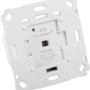 Homematic IP Schaltaktor 2-fach, weiß, Rückseite mit Anschlüssen. Smart Home Modul für Markenschalter.