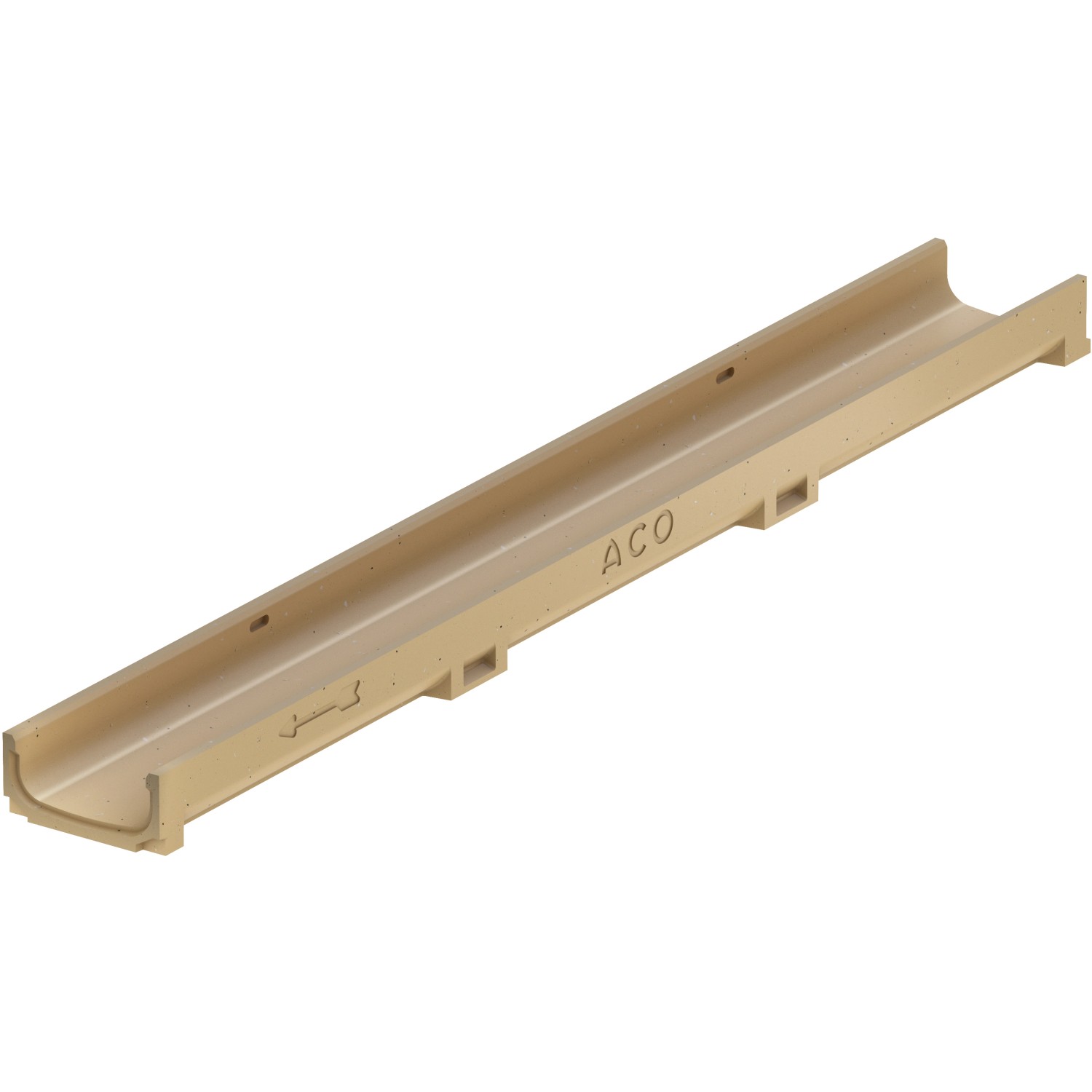 ACO Self Euroline 60 Flachrinne ohne Rost 1 m