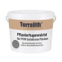 Weißer Eimer Terralith 2k Pflasterfugenmörtel Steingrau. Spezialmörtel für PKW-Flächen, 26 kg.