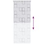 vidaXL Duschrollo 80x240 cm Quadratmuster 142847_5