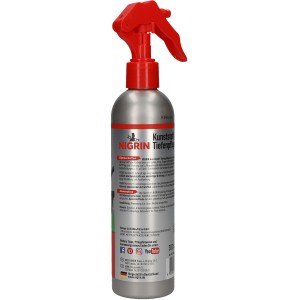 Nigrin Kunststoff-Tiefenpflege Seidenmatt 300ml, Autopflege für Kunststoff, Gummi und Kunstleder.