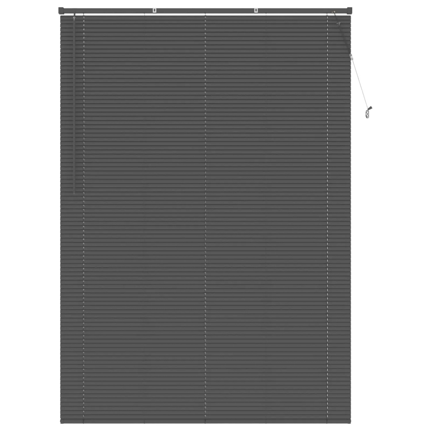 vidaXL Venetianer Jalousie Verstellbar Silber Grau 213 x 160 cm PVC 4200370 günstig online kaufen
