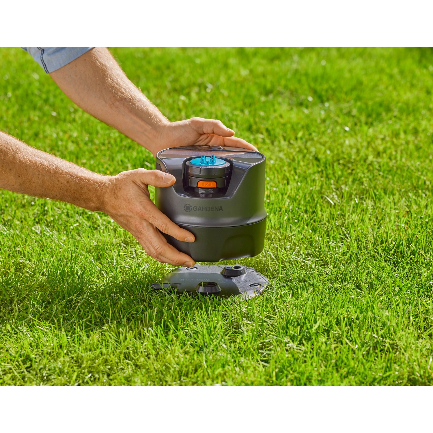 Gardena Bewässerungssystem AquaPrecise Solarbetrieben für Rasen kaufen
