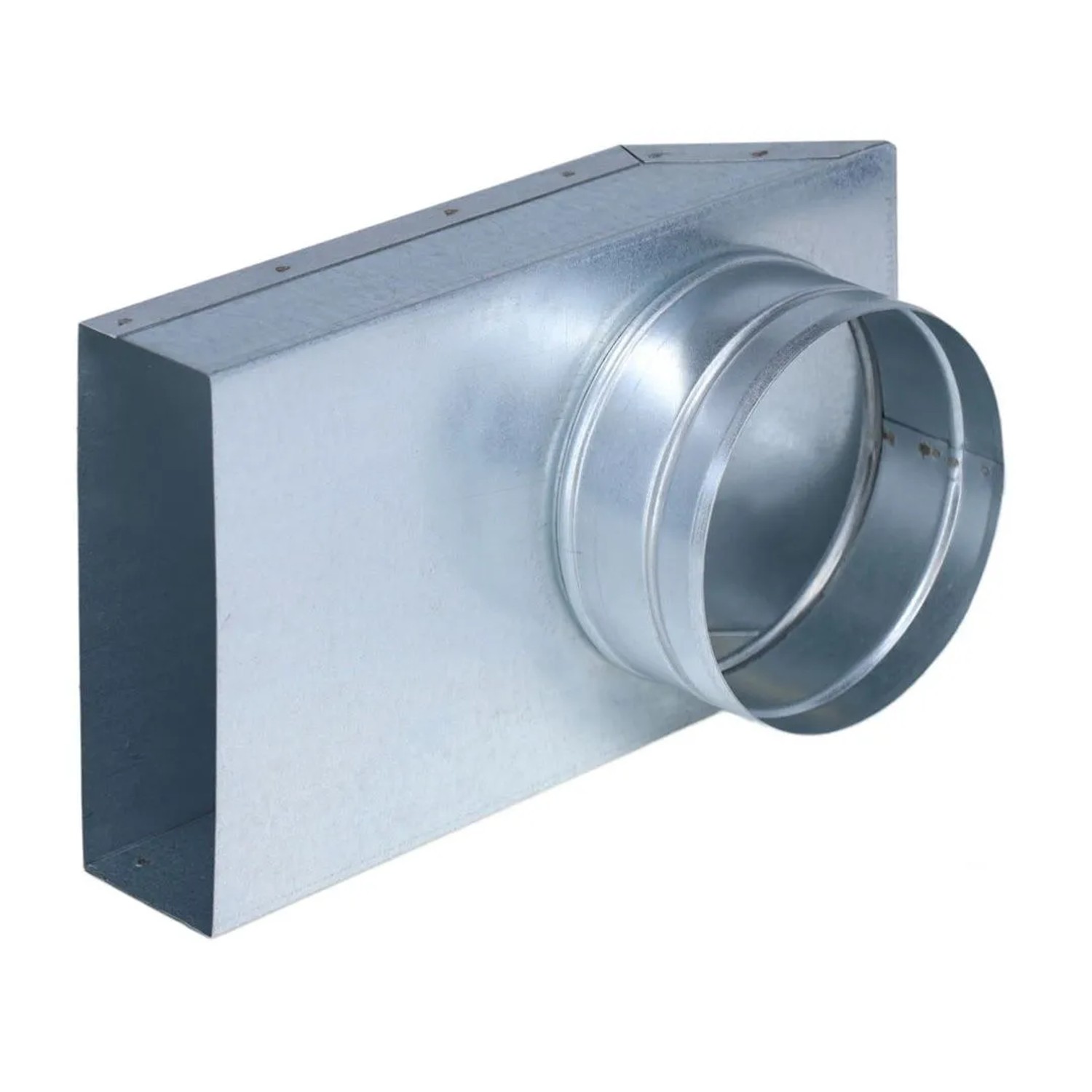 Subtiel Flachkanal Übergang 90° 150 x 50 mm Auf Ø 120 mm