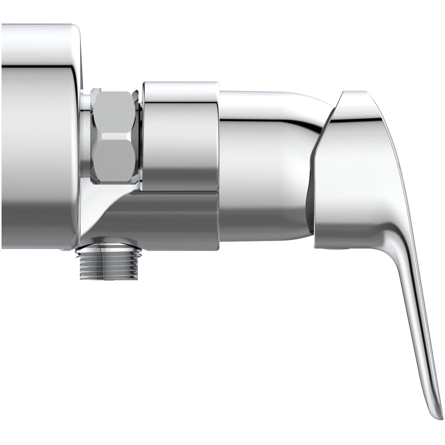 Detailaufnahme: Ideal Standard Ceraflex Brausearmatur Aufputz, Chrom.