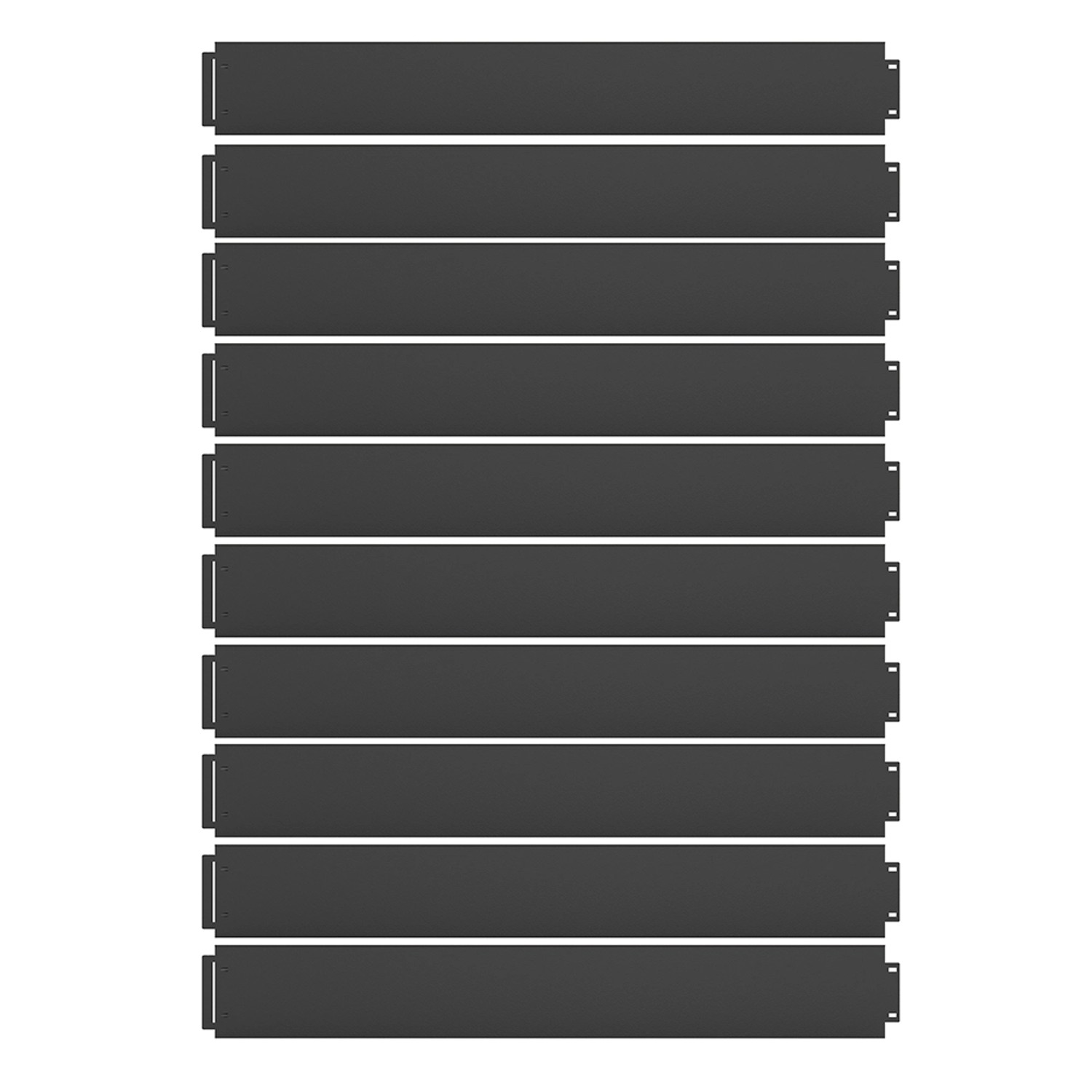 OK-Living Rasenkante Anthrazit 100 x 14 cm 50 Meter günstig online kaufen