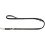 Verstellbare Hunter Führleine Hilo, anthrazit, 2 m lang. Hundeleine mit Karabiner und Ring.