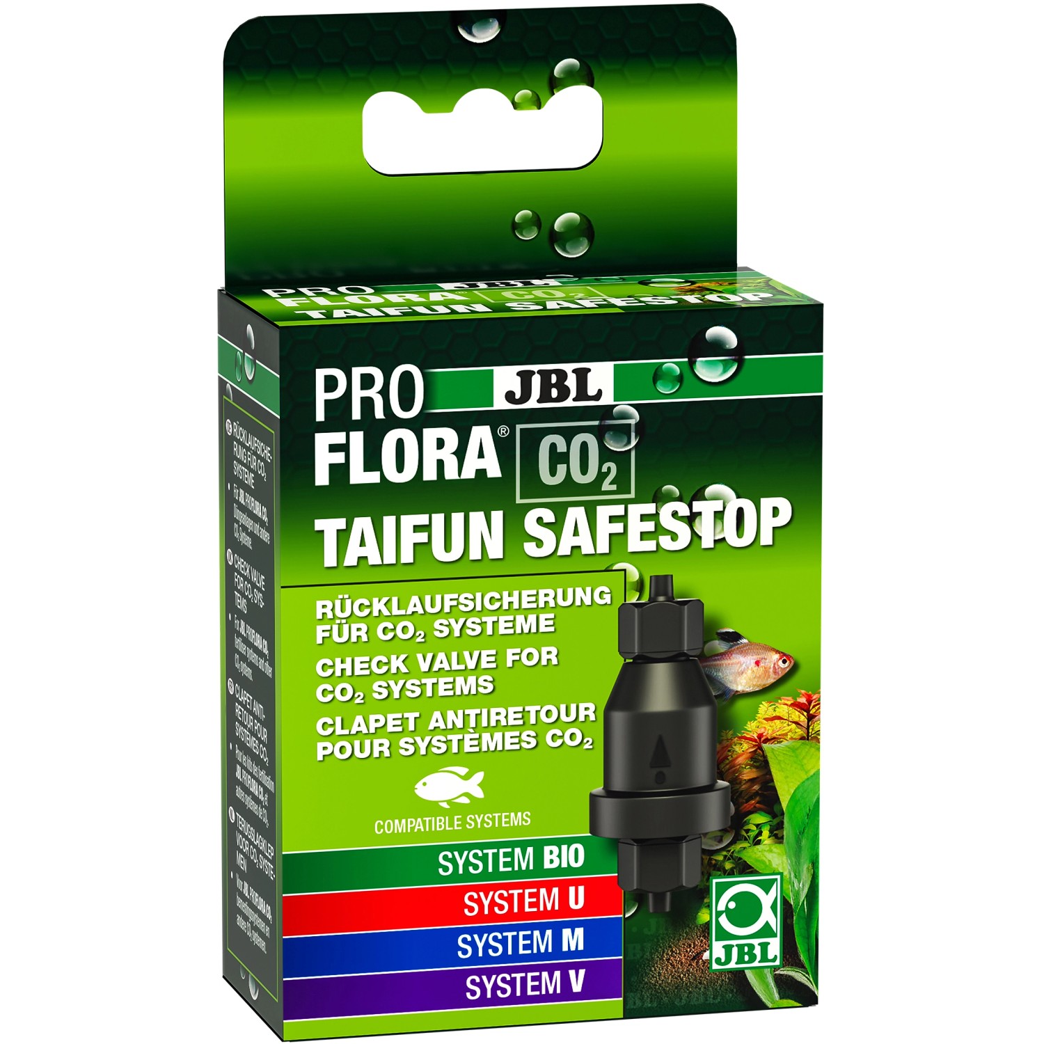 JBL Aquarium-Rücklaufsicherung Proflora Taifun Safestop für CO²-Düngeanlage