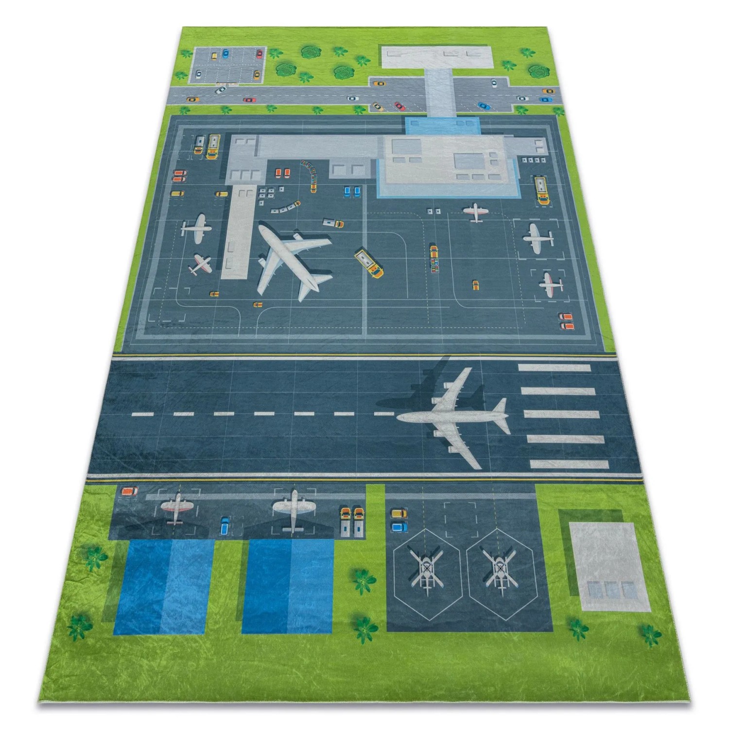 RugsX Teppich Bambino VG20943 Pastellgrün 120cm 170cm